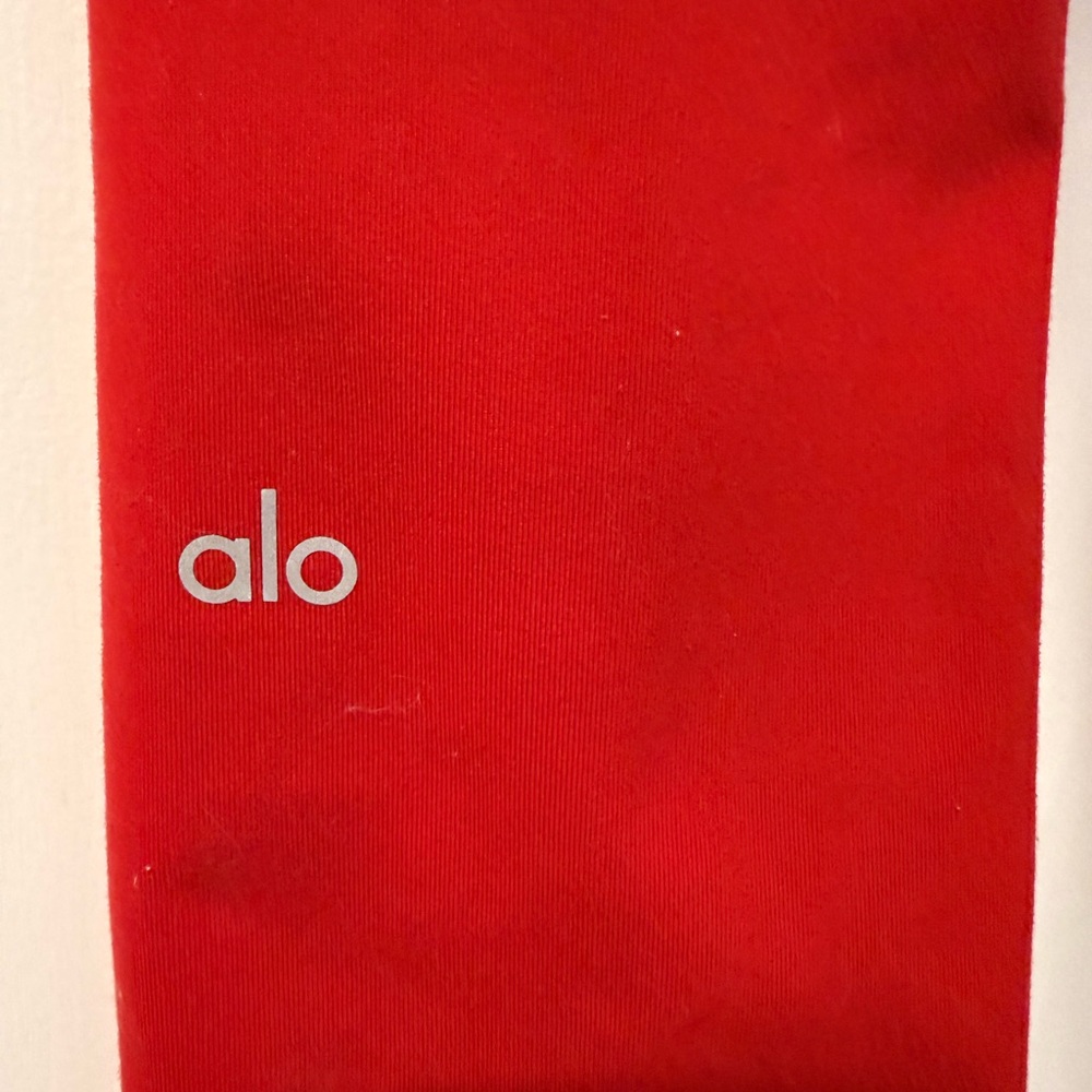 Alo Yoga Leggings Pink Size Medium 7/8 Length - Picture 4 of 5